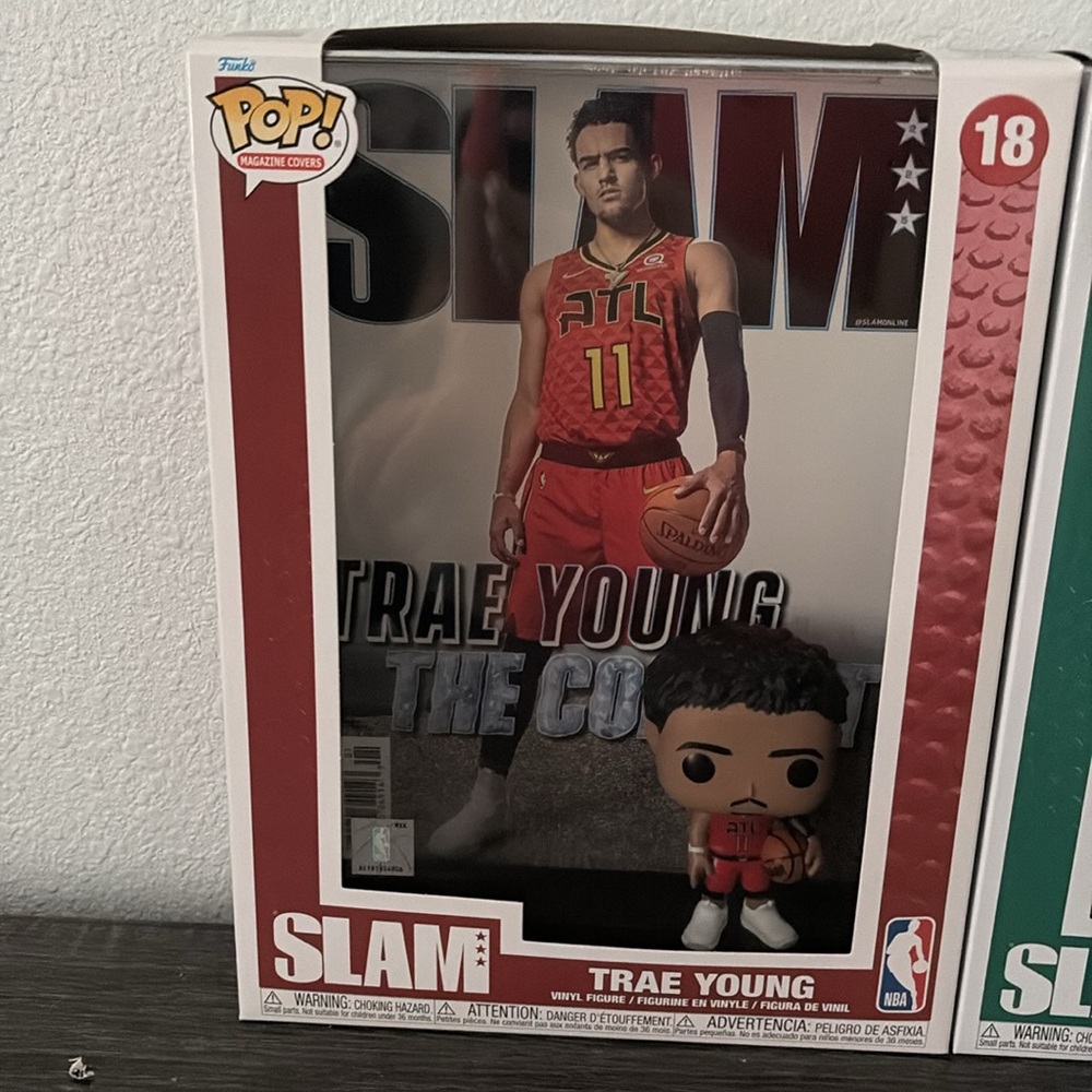 Trae Young and Ja Morant NBA Slam magazine Funko pops #18 and #21 - Picture 4 of 5